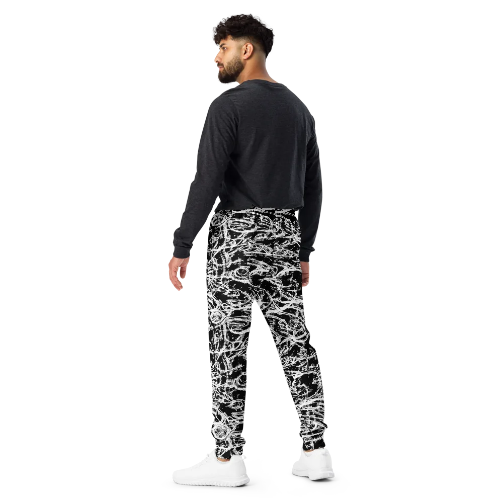 Blackline Current on Men's Joggers — Back