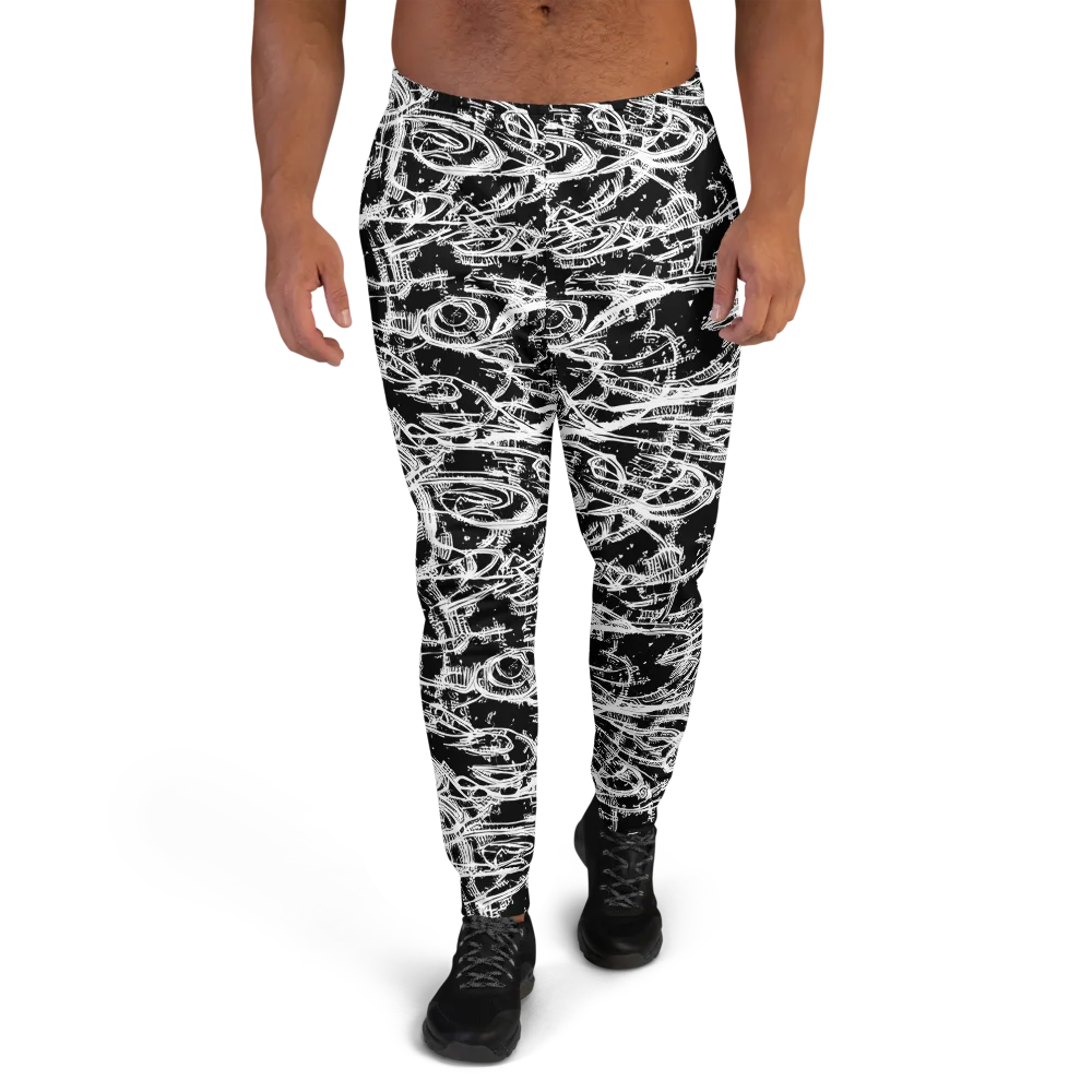 Blackline Current on Men's Joggers — Front