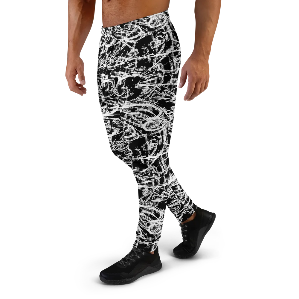 Blackline Current on Men's Joggers — Left