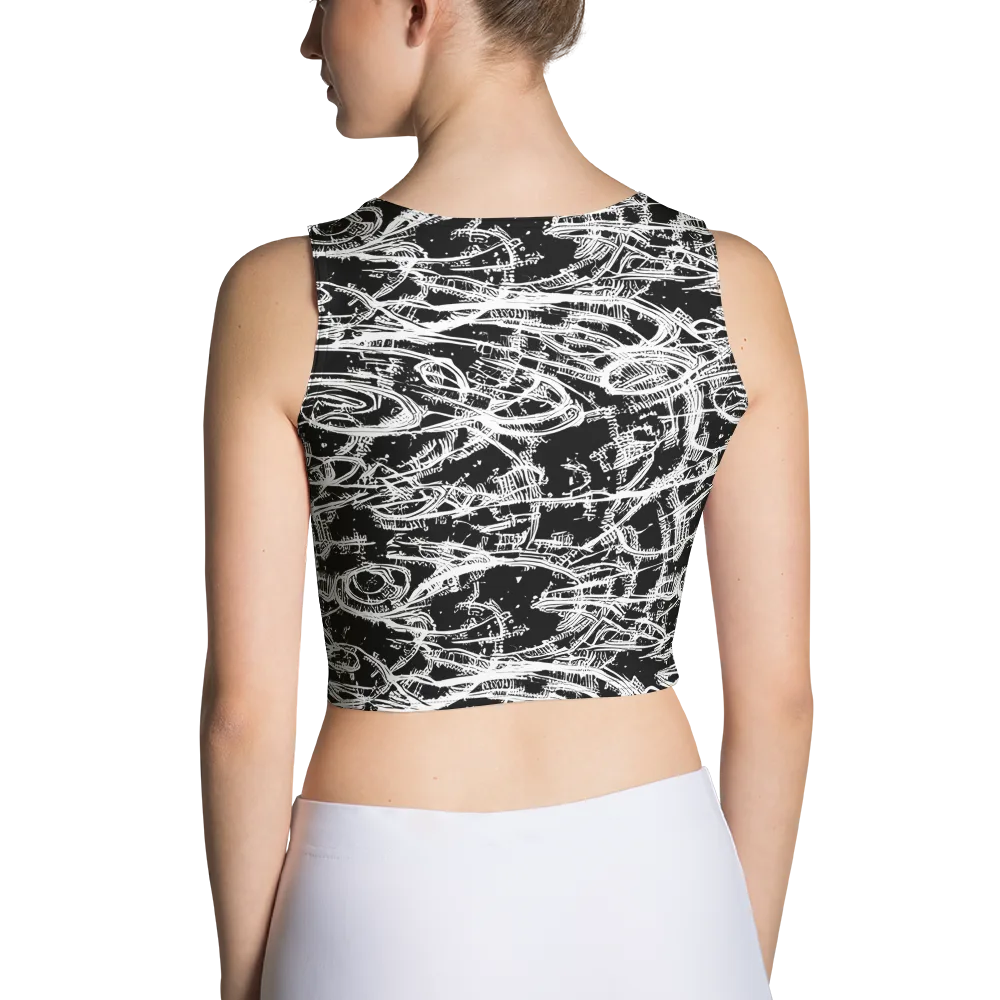 Blackline Current on Crop Top — Back