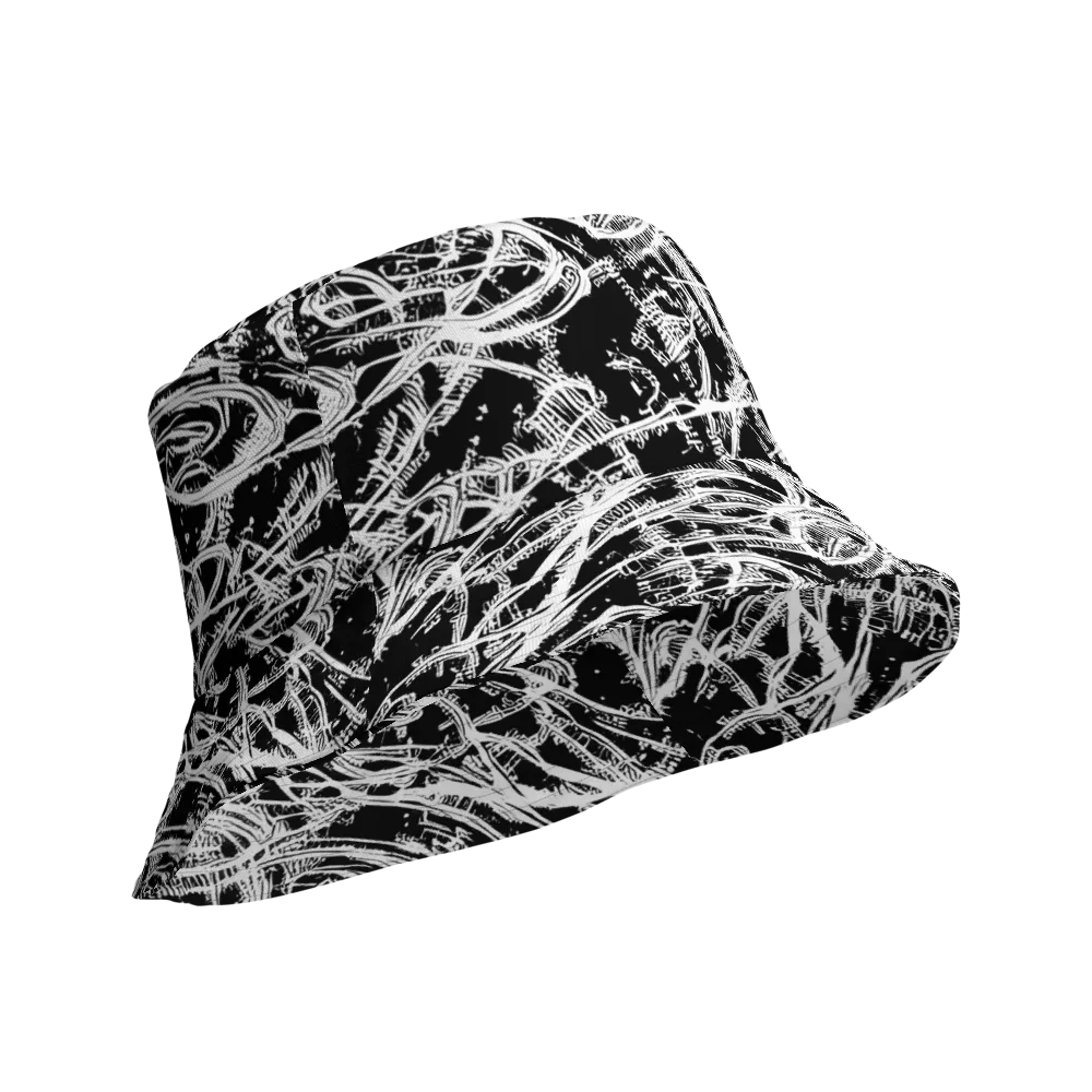 Blackline Current on Reversible Bucket Hat — Product details Outside