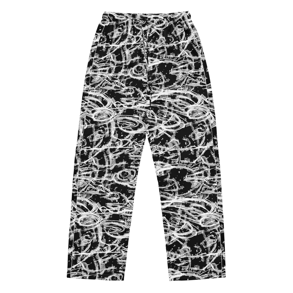 Blackline Current on Women's Pajama Pants — Front