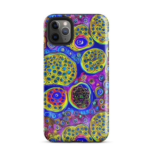 Electric Pomegranate on a Tough Case for iPhone®