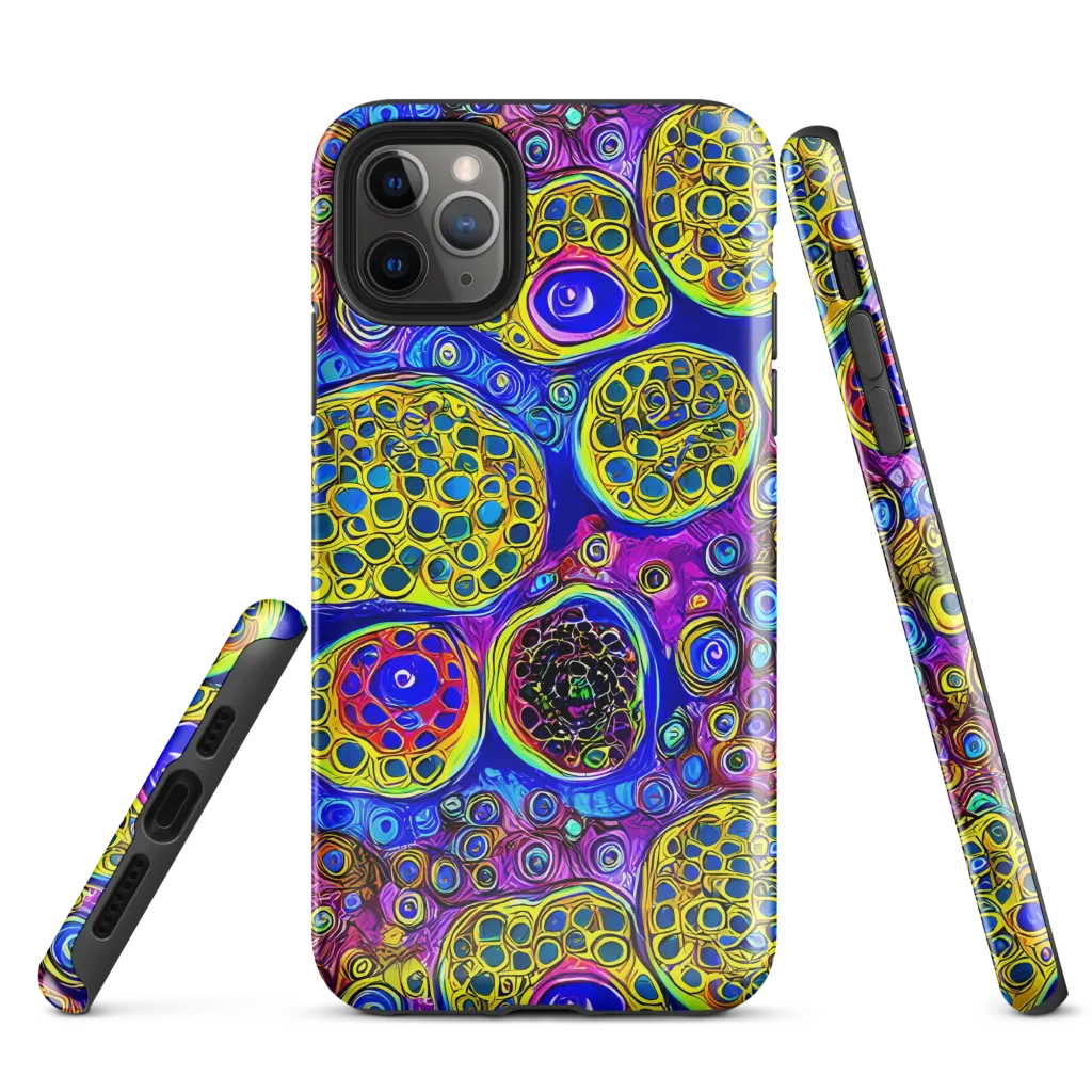 Electric Pomegranate on Tough Case for iPhone® — Front