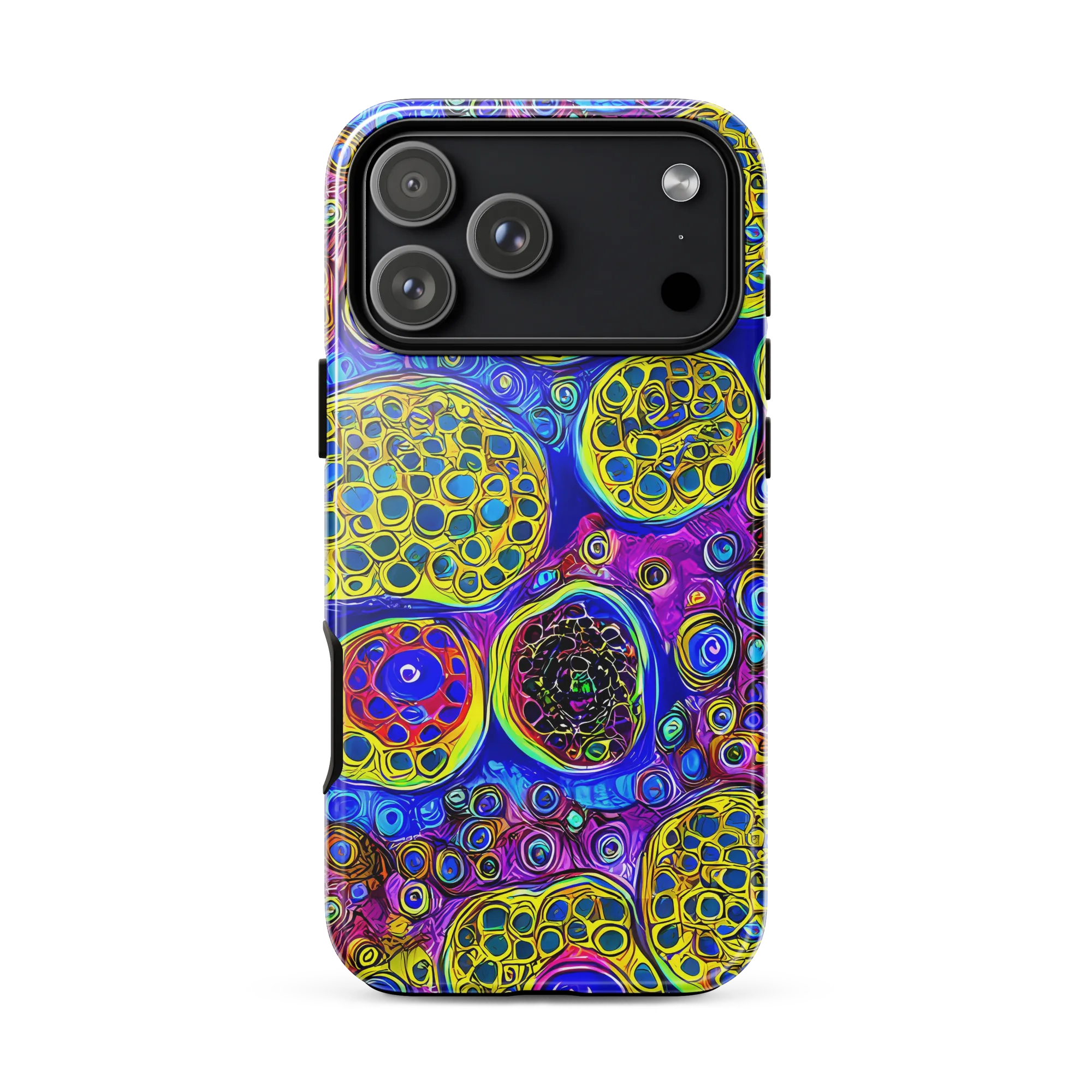 Electric Pomegranate on Tough Case for iPhone® — Front
