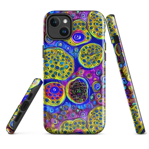 Electric Pomegranate on a MagSafe Tough Case for iPhone®