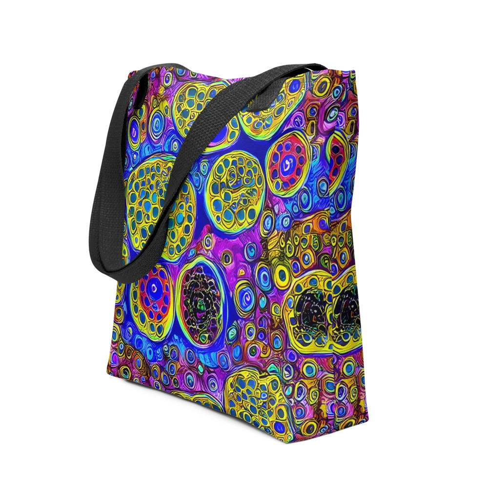 Electric Pomegranate on Tote Bag — Front