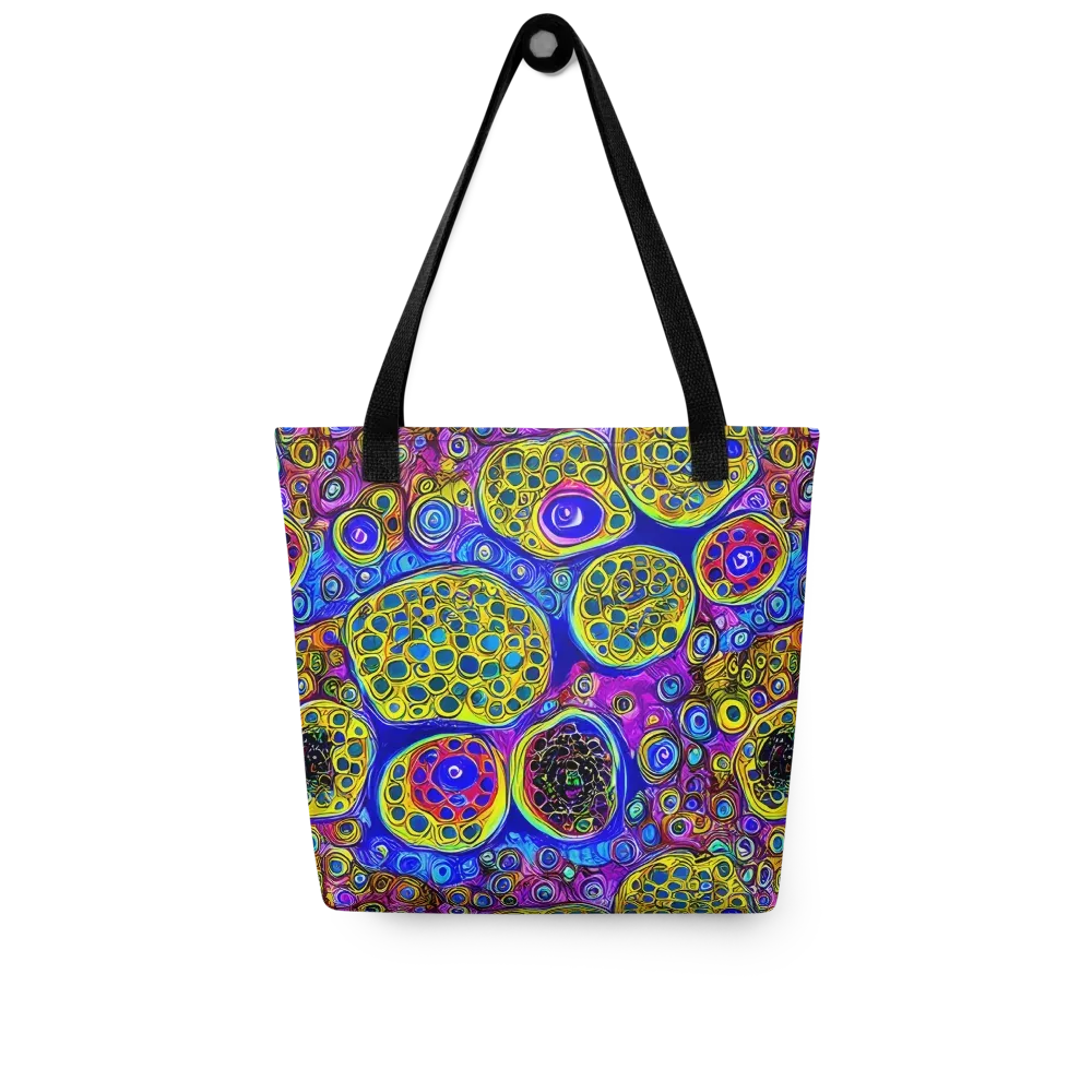 Electric Pomegranate on Tote Bag — Front
