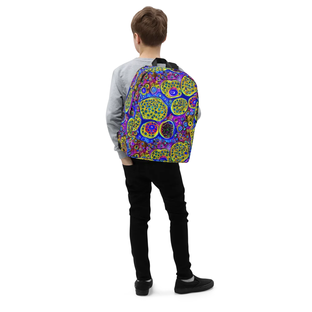 Electric Pomegranate on Minimalist Backpack — Right Front