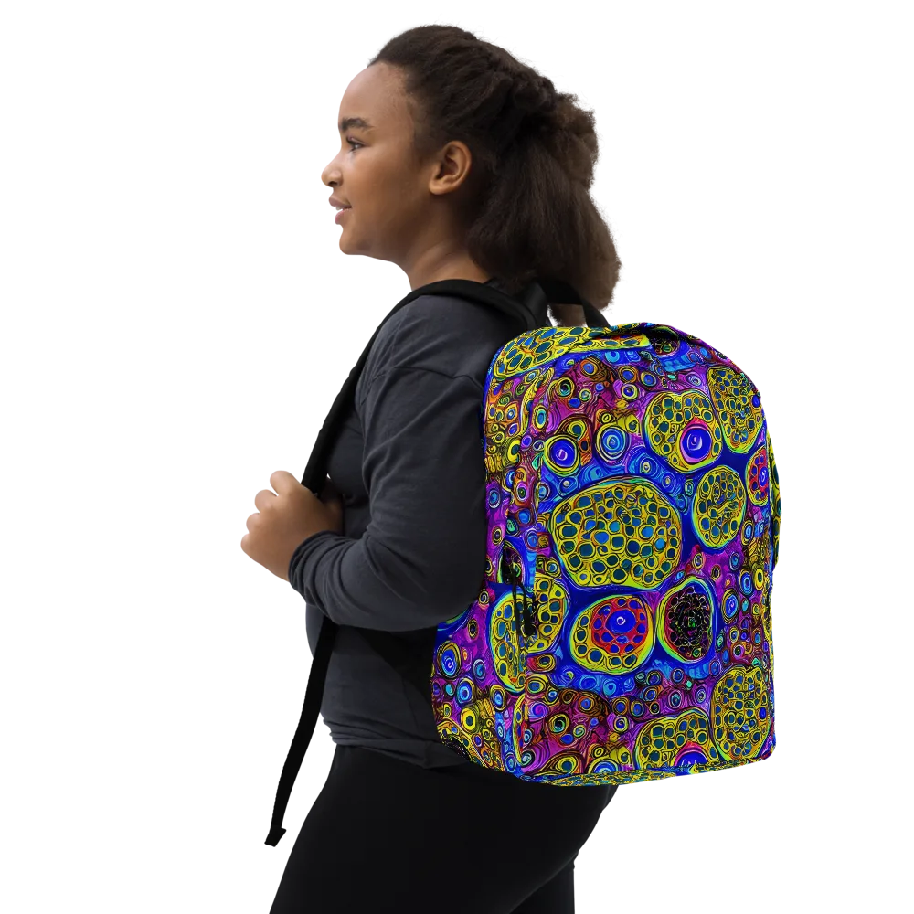 Electric Pomegranate on Minimalist Backpack — Right Front