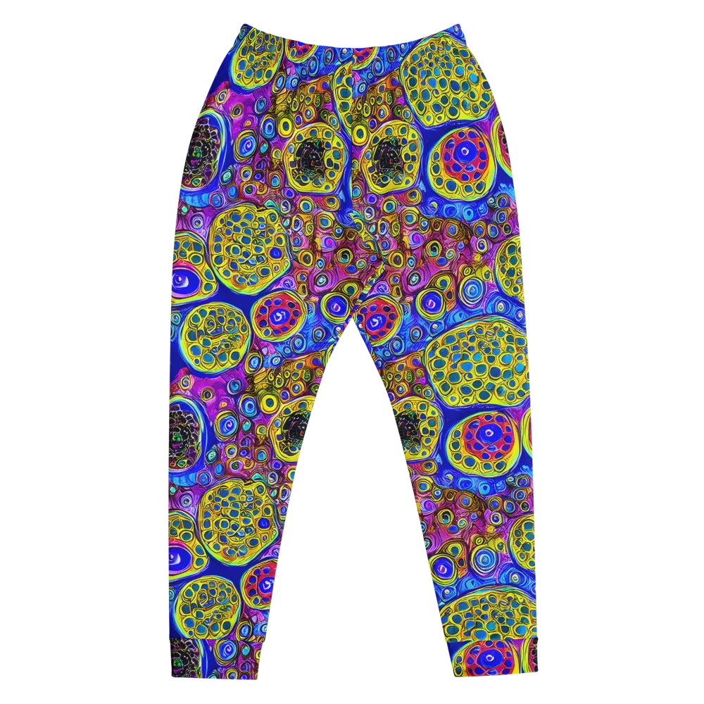 Electric Pomegranate on Men's Joggers — Front
