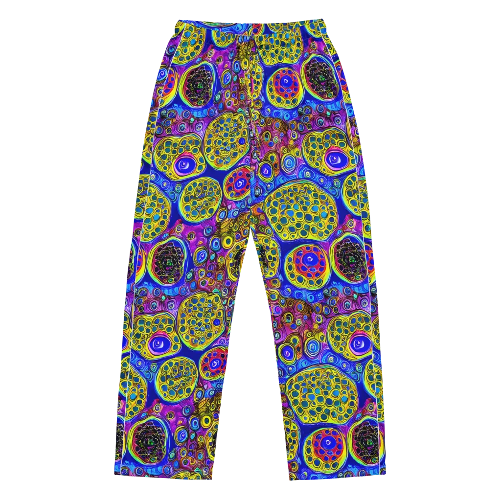 Electric Pomegranate on Women's Pajama Pants — Front