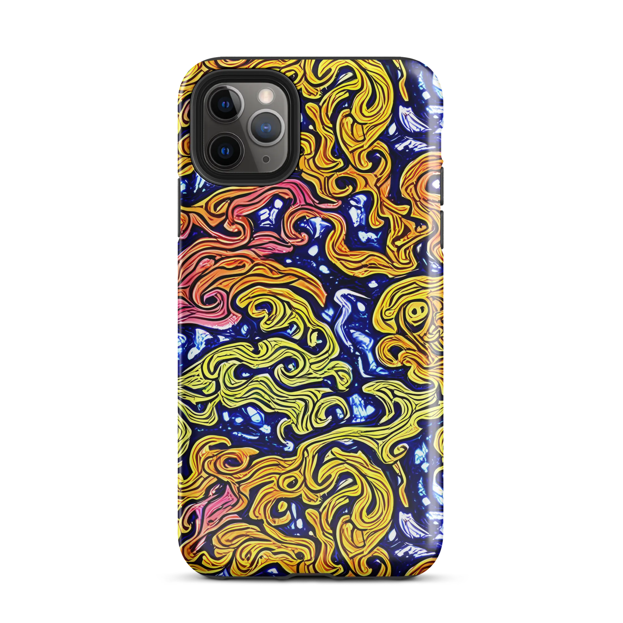 Golden Whorl on Tough Case for iPhone® — Front