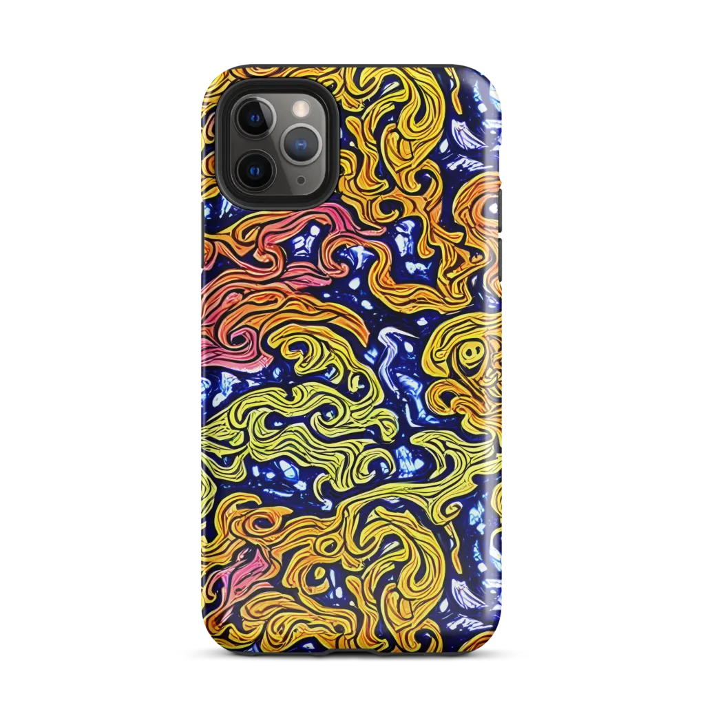 Golden Whorl on Tough Case for iPhone® — Front