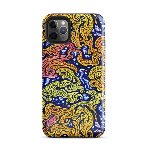 Golden Whorl on a Tough Case for iPhone®