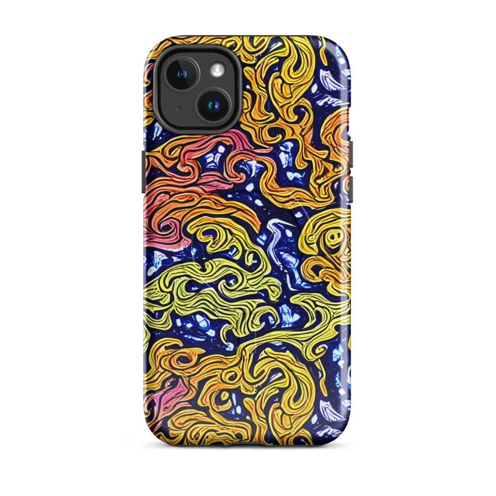 Golden Whorl on MagSafe Tough Case for iPhone® — Front