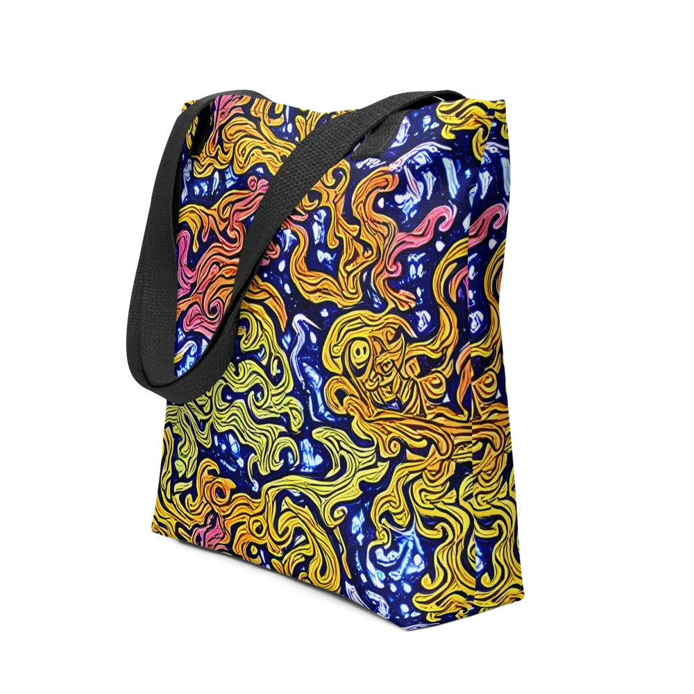 Golden Whorl on Tote Bag — Front