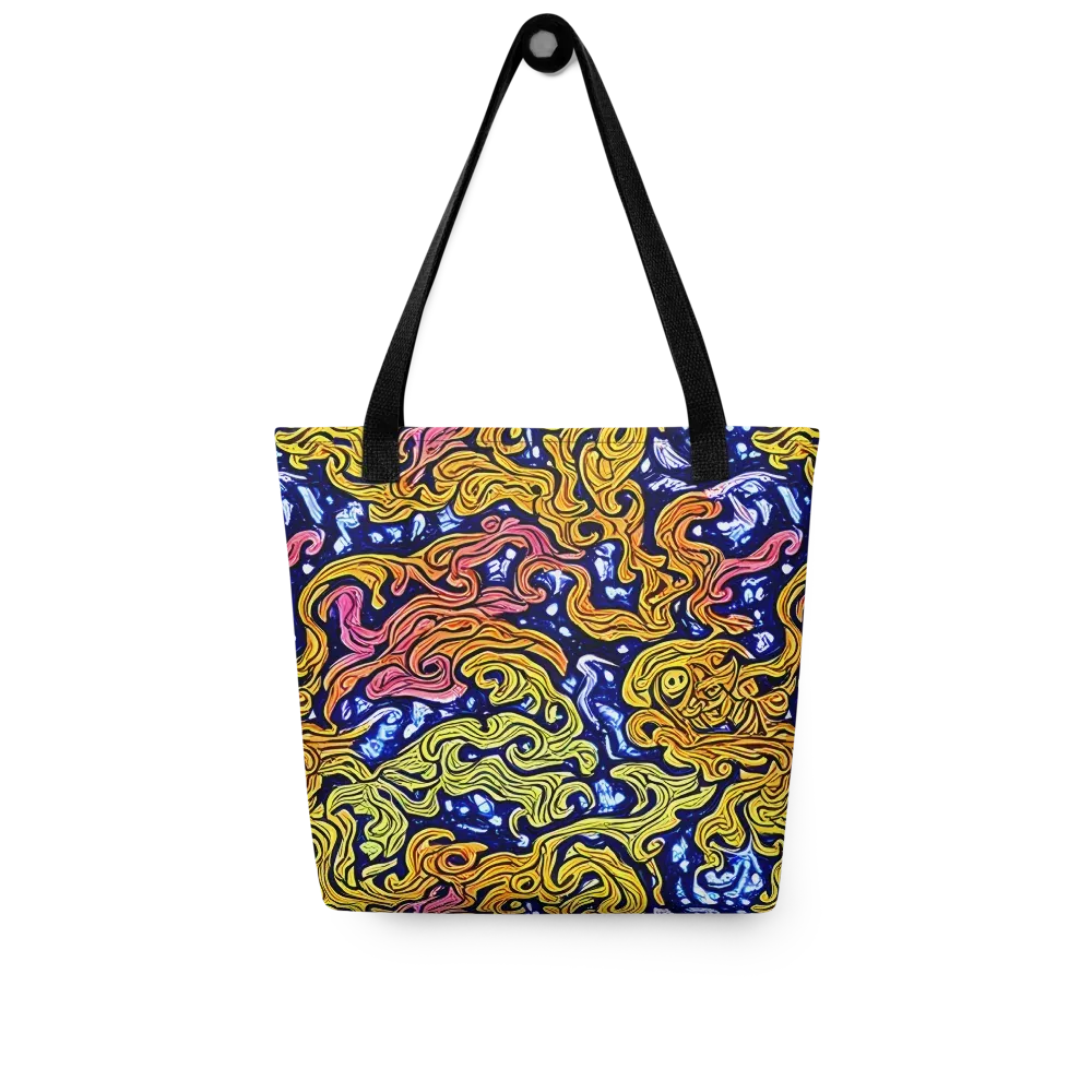Golden Whorl on Tote Bag — Front