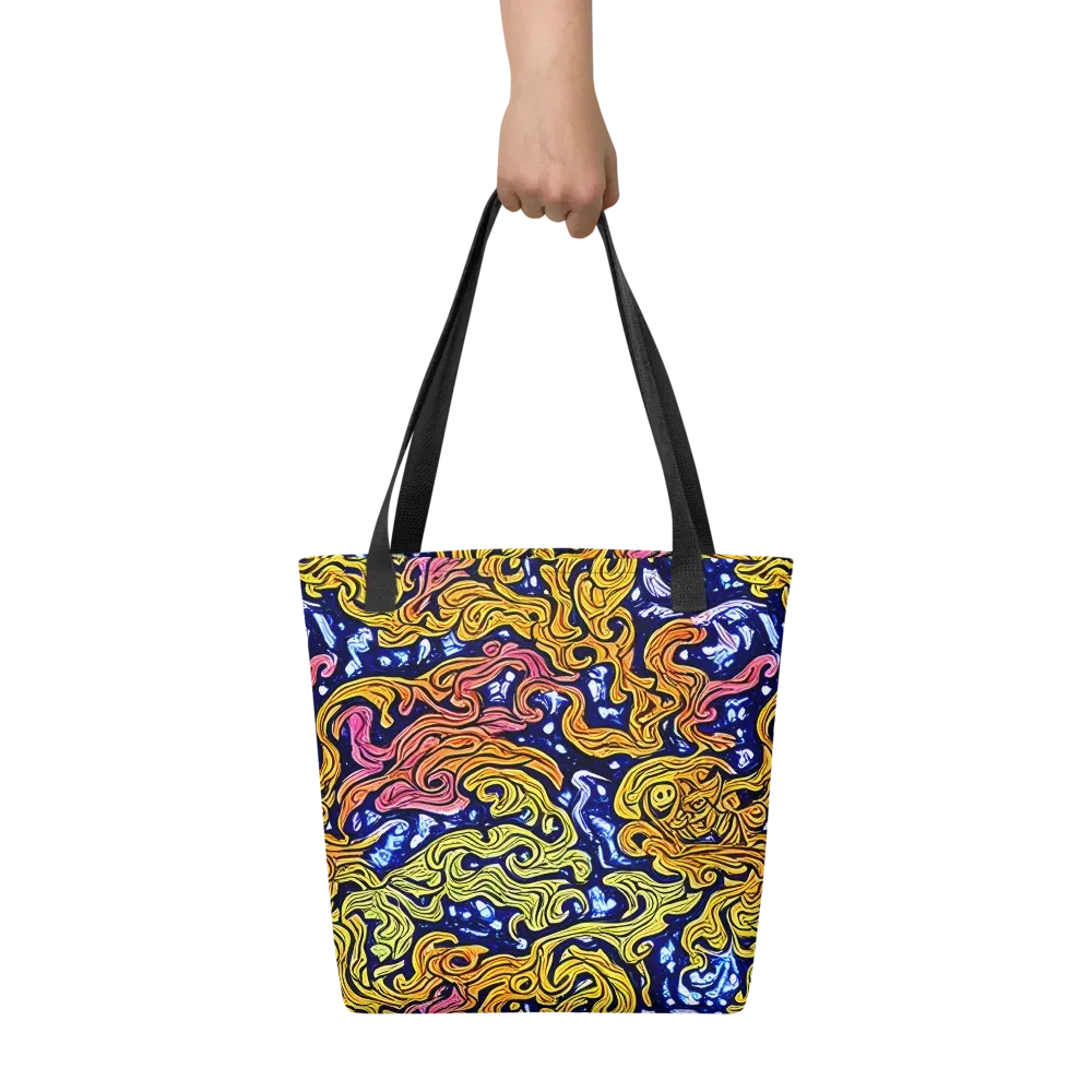Golden Whorl on Tote Bag — Front