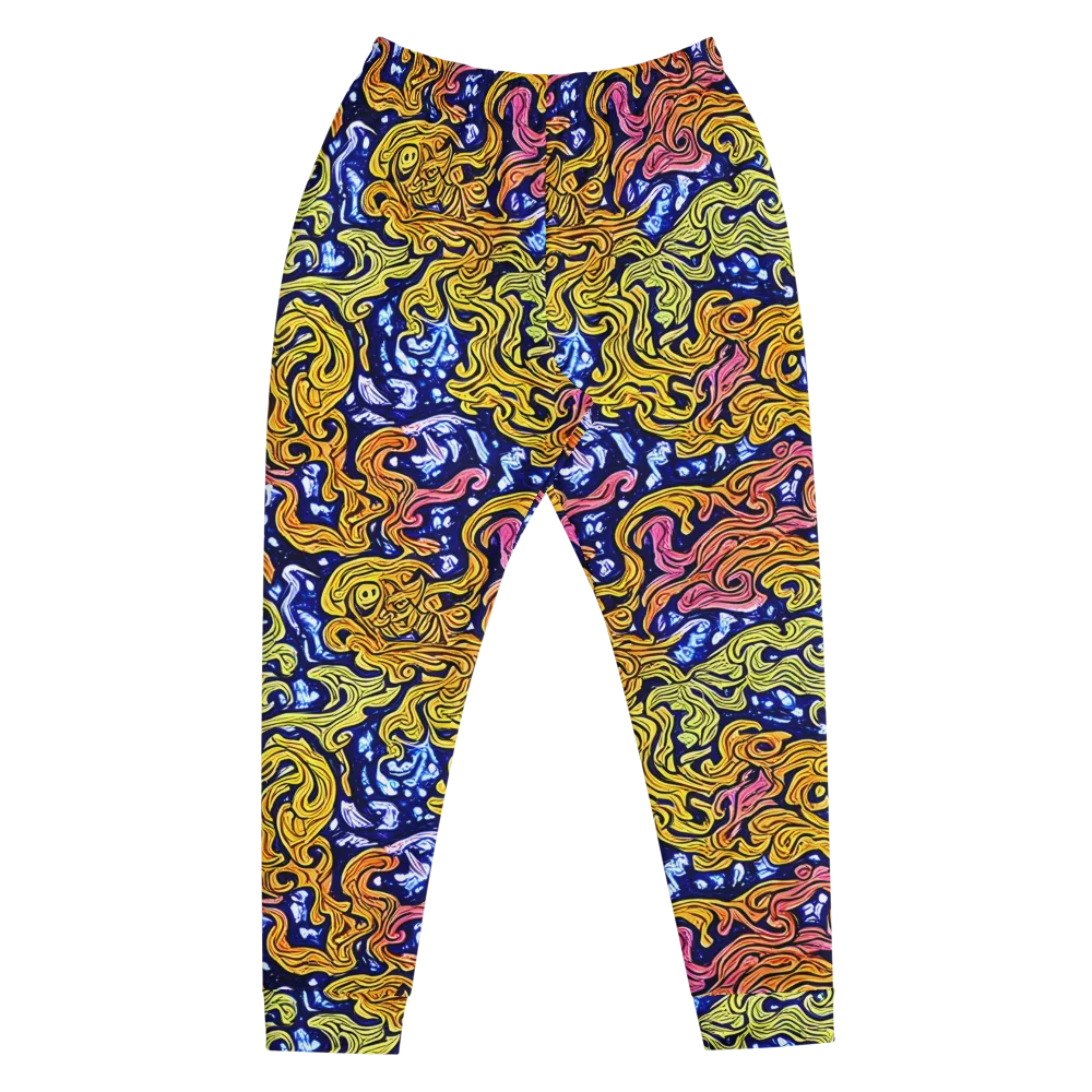 Golden Whorl on Men's Joggers — Front