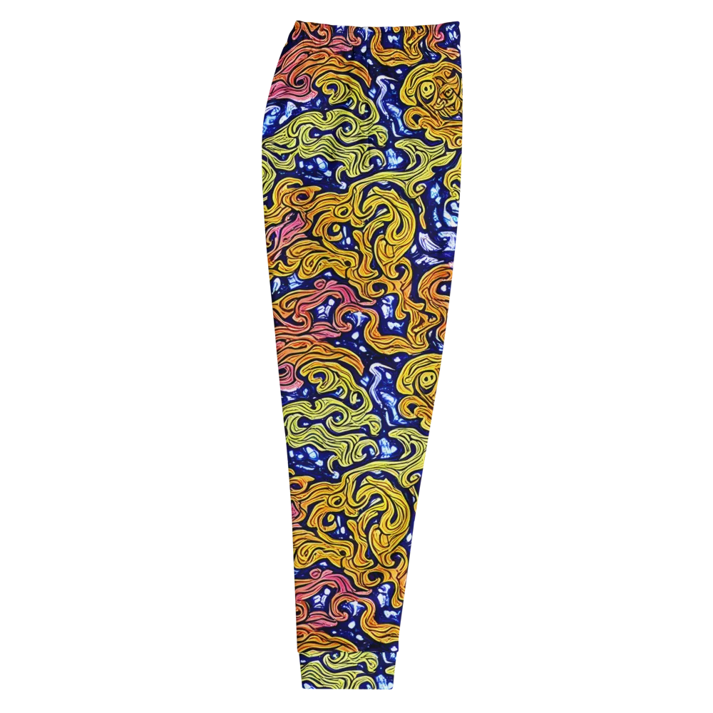 Golden Whorl on Men's Joggers — Right