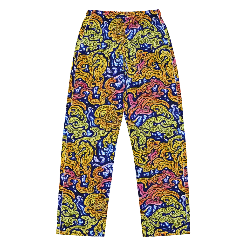 Golden Whorl on Women's Pajama Pants — Front