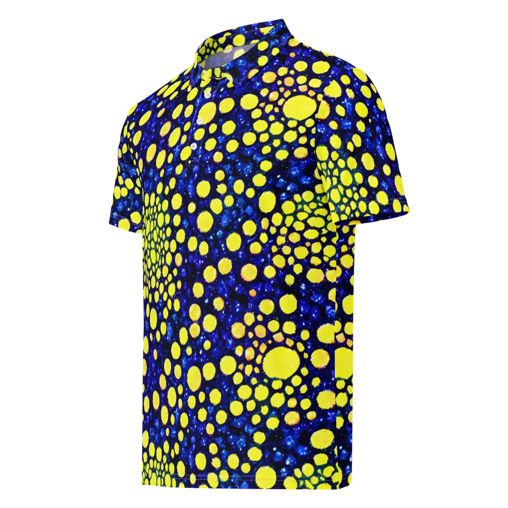 Solar Bubble on Men's Slim Fit Polo Shirt — Left Front