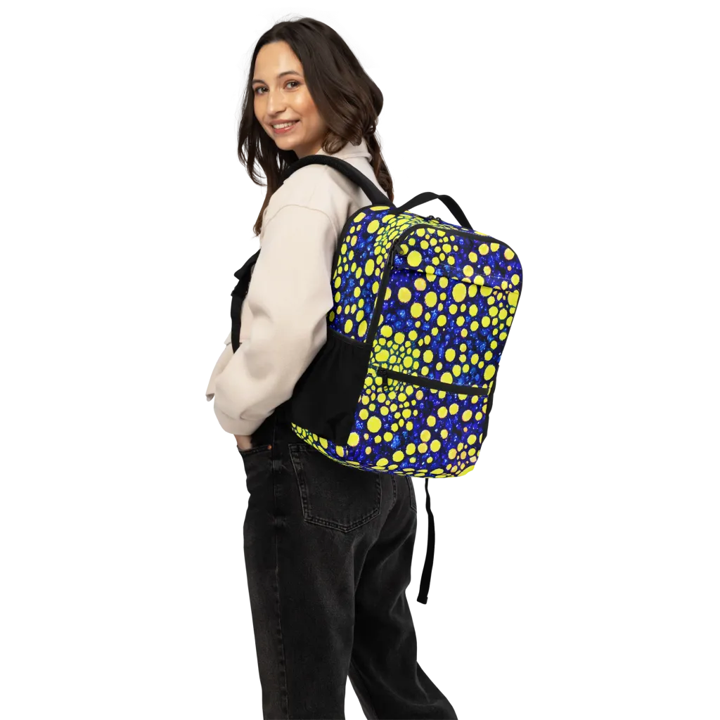 Solar Bubble on Utility Backpack — Back