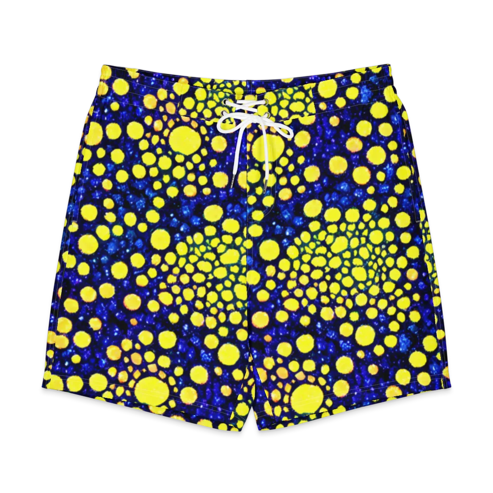 Solar Bubble on Men's Board Shorts — Front