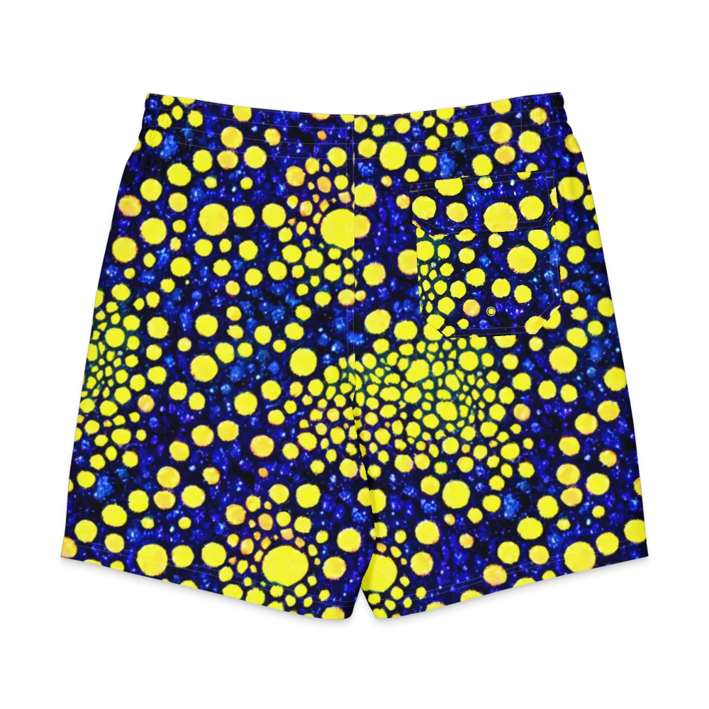 Solar Bubble on Men's Board Shorts — Back