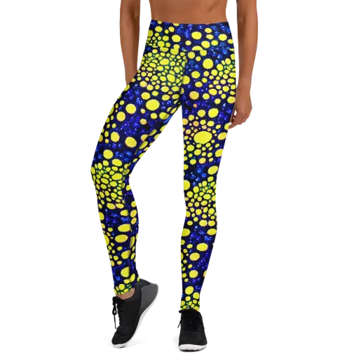 Solar Bubble on a Yoga Leggings
