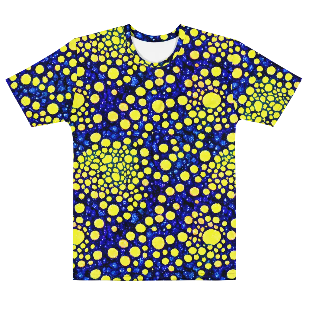 Solar Bubble on Men's Cotton Crew Neck T-Shirt — Front