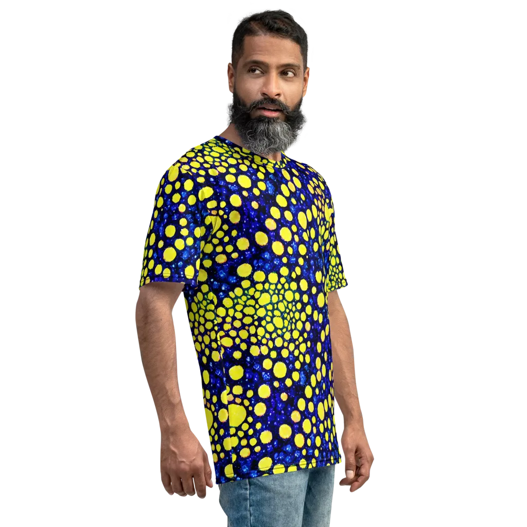 Solar Bubble on Men's Crew Neck T-Shirt — Right