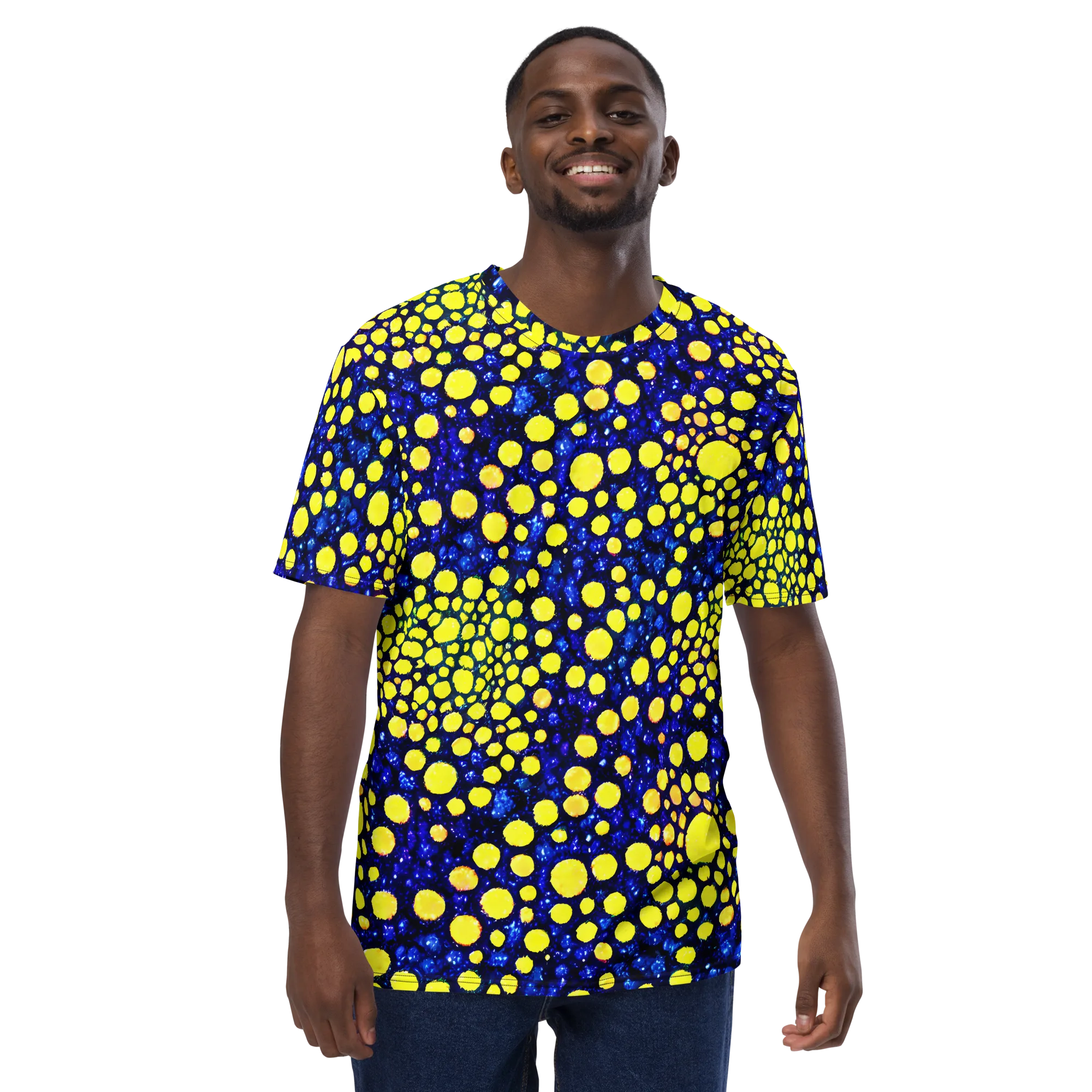 Solar Bubble on Men's Crew Neck T-Shirt — Front