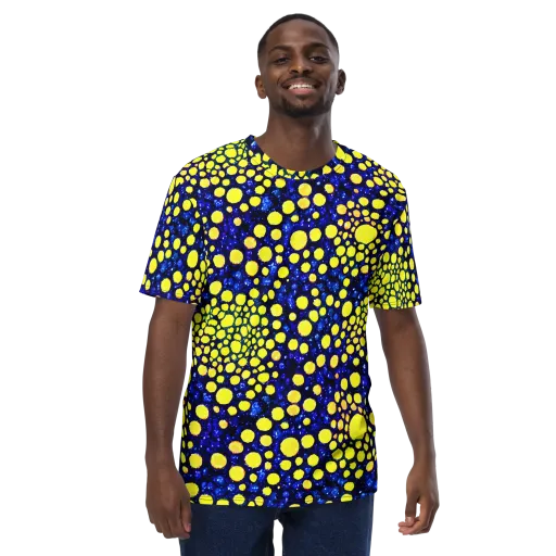 Solar Bubble on a Men's Crew Neck T-Shirt