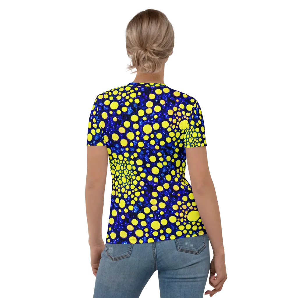 Solar Bubble on Women's Crew Neck T-Shirt — Back