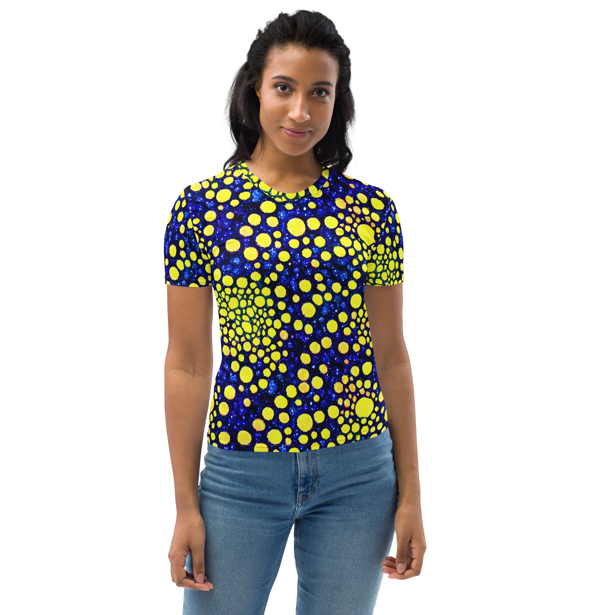 Solar Bubble on Women's Crew Neck T-Shirt — Front
