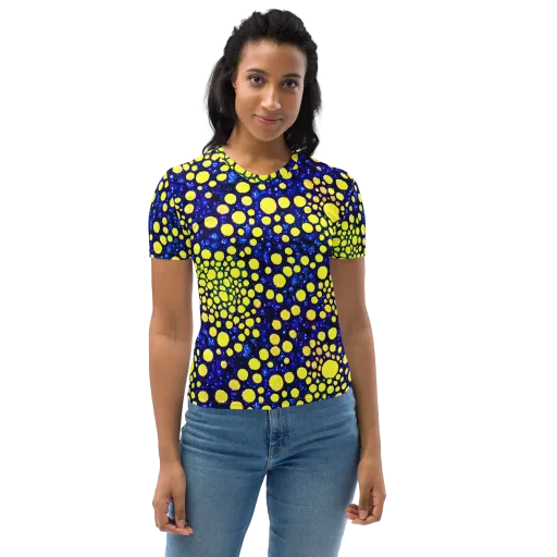 Solar Bubble on a Women's Crew Neck T-Shirt