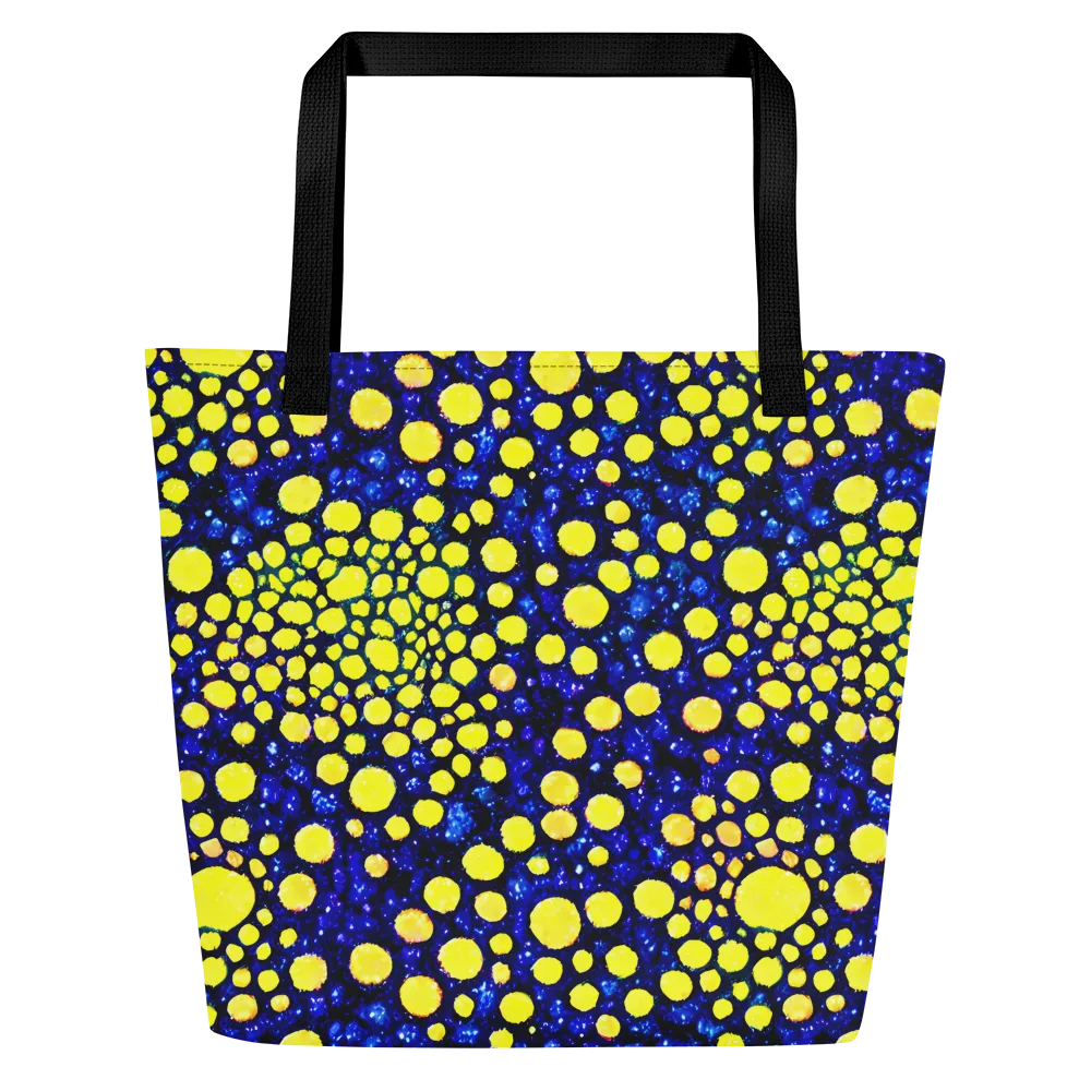 Solar Bubble on Large Tote Bag W/ Pocket — Front