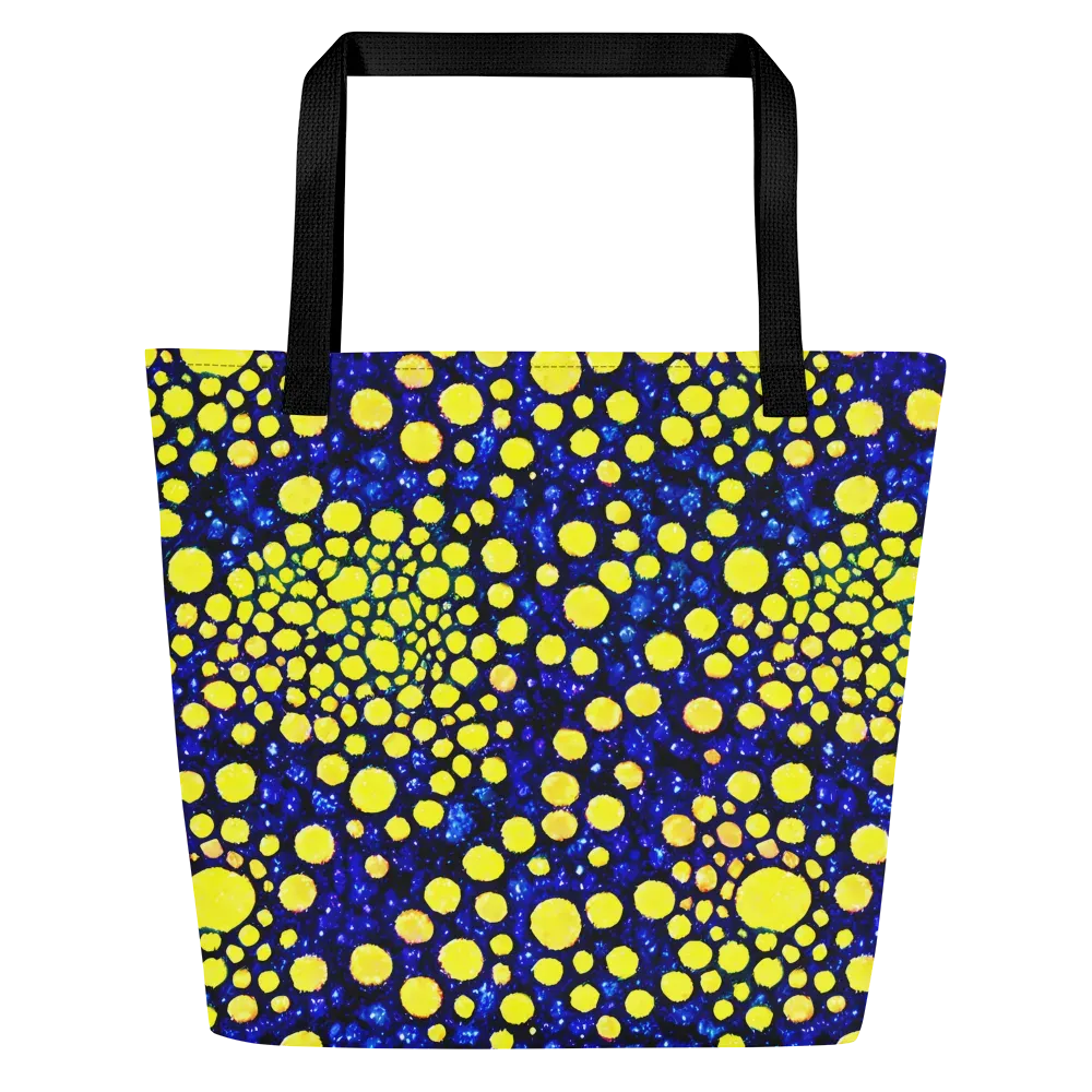 Solar Bubble on Large Tote Bag W/ Pocket — Front