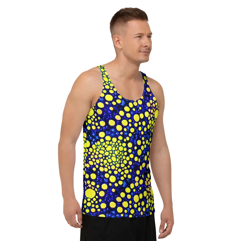 Solar Bubble on Men's Tank Top — Right Front