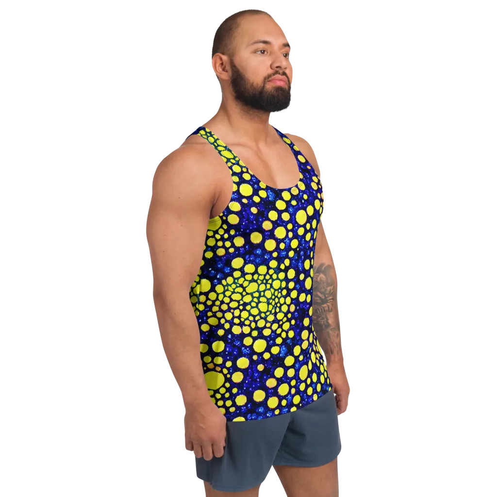 Solar Bubble on Men's Tank Top — Right Front