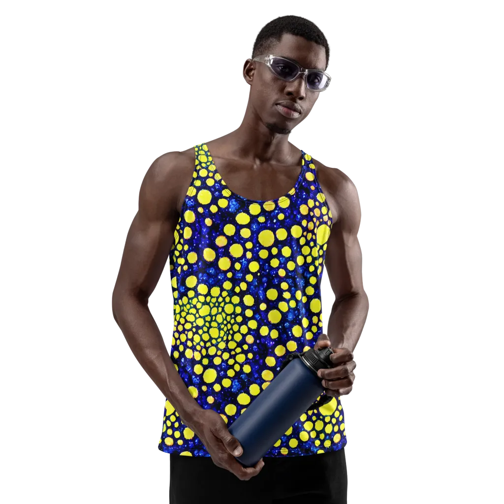 Solar Bubble on Men's Tank Top — Front