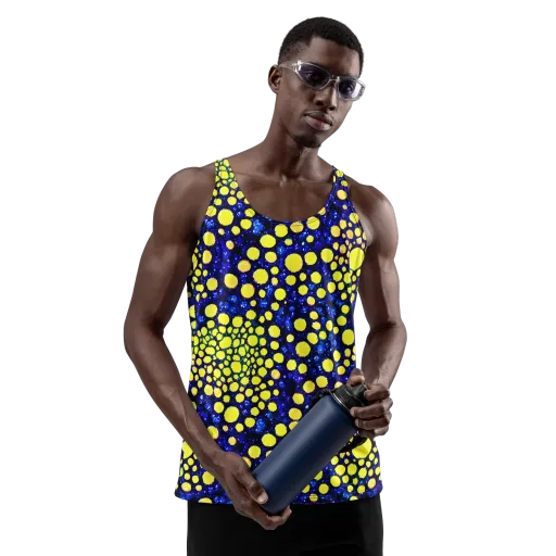 Solar Bubble on a Men's Tank Top