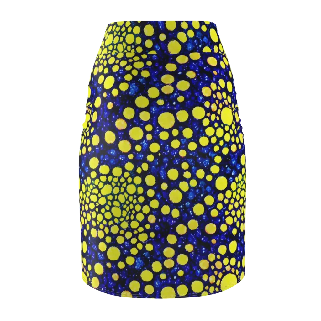 Solar Bubble on Pencil Skirt — Back