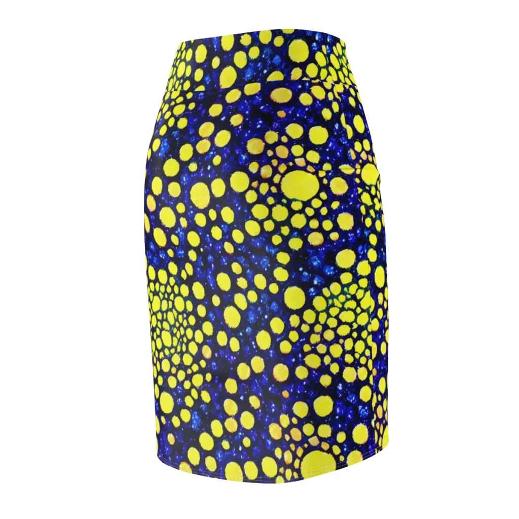 Solar Bubble on Pencil Skirt — Back Side