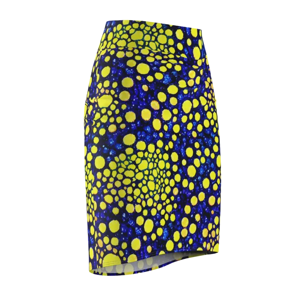 Solar Bubble on Pencil Skirt — Front Side