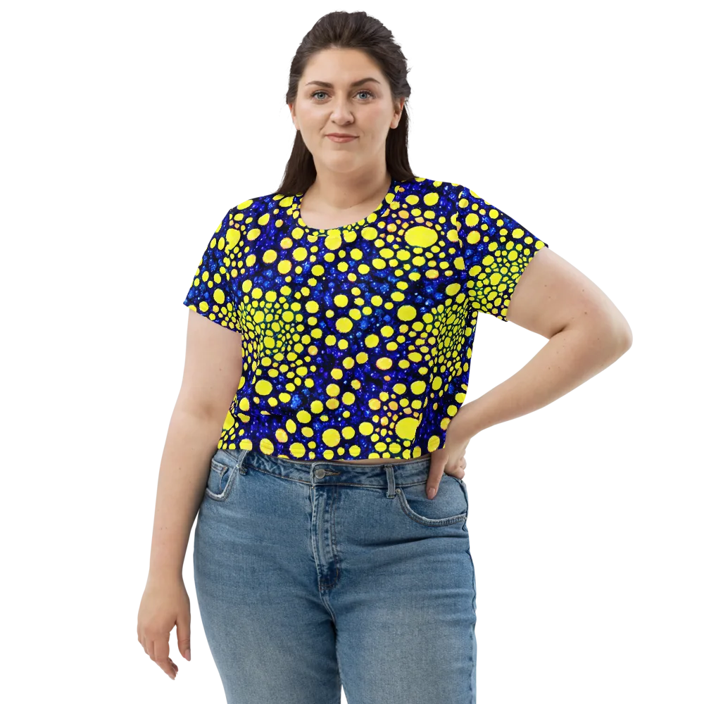 Solar Bubble on Crop Tee — Front