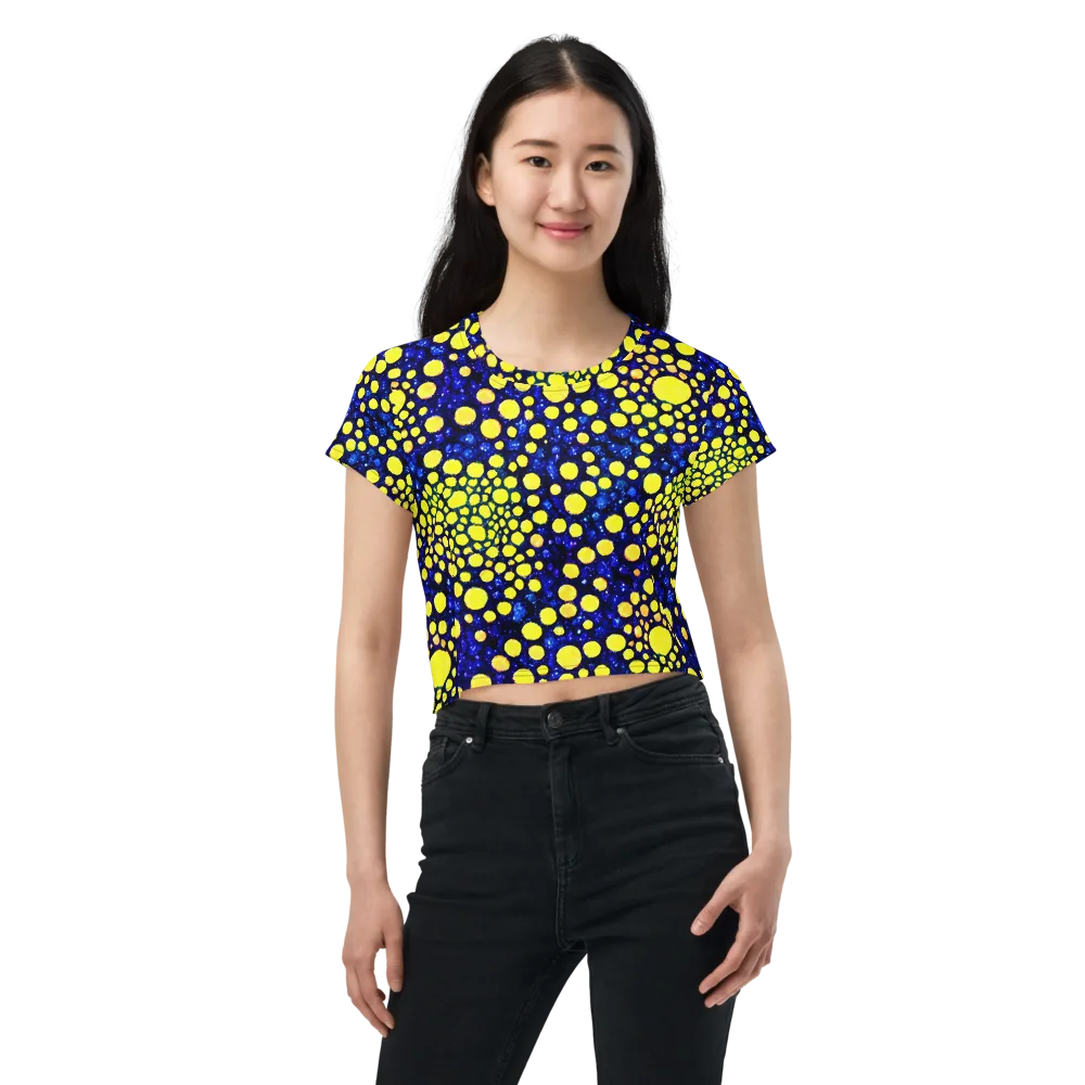 Solar Bubble on Crop Tee — Front