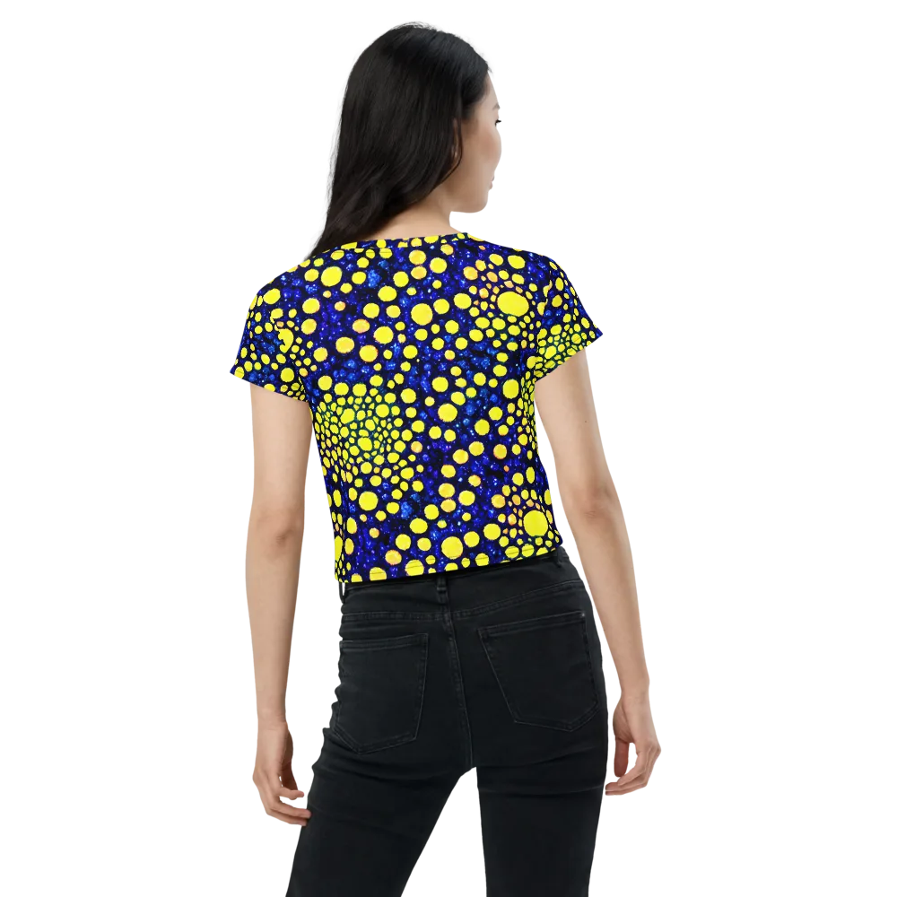Solar Bubble on Crop Tee — Back